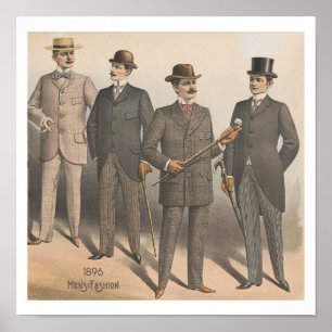 Poster La mode masculine Sharp