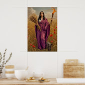 Poster La Moisson Silencieuse de Déméter – Un Portrait Lu (Cuisine)
