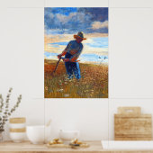 Poster La moissonneuse Winslow Homer 1878 (Cuisine)