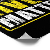 Poster La Moitié Vit Radioactif Disant Physique Radioacti (Coin)