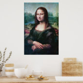Poster La Mona Lisa La Joconde La Gioconda par Da Vinci (Cuisine)