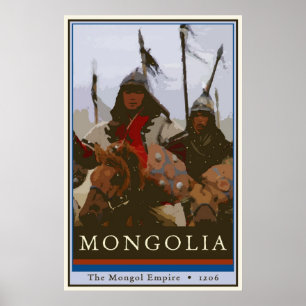 Poster La Mongolie