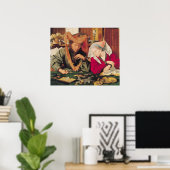 Poster La monnaie et sa femme, 1539 (Bureau à domicile)