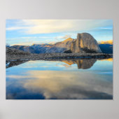 Poster La montagne du demi-dôme dans le parc national de  (Devant)