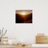 Poster La montagne Sunset (Cuisine)