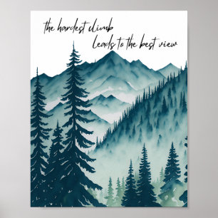 Poster La montée la plus dure, mène à la meilleure vue