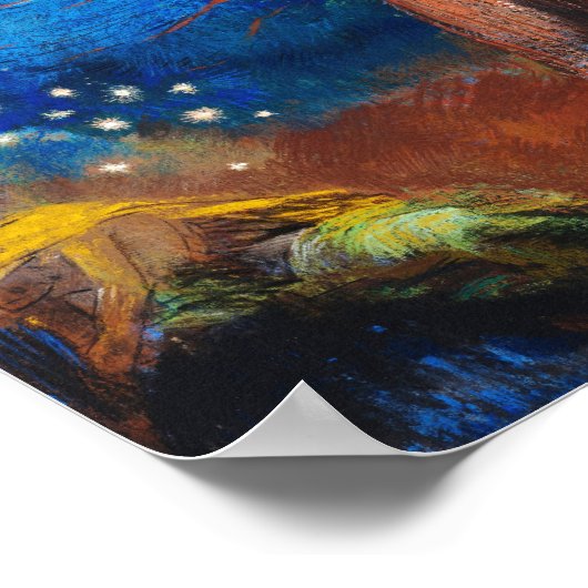 Poster La Mort de Bouddha | Odilon Redon (Coin)