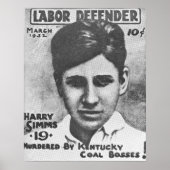 Poster La mort de Harry Simms (Devant)