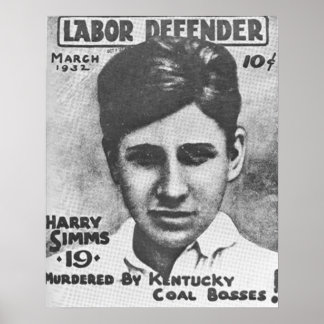 Poster La mort de Harry Simms