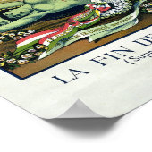 Poster "La mort de la fée verte", Absinthe (Coin)