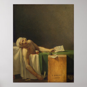 Poster La mort de Marat par David