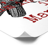 Poster La mort de n'importe quel homme me réduit - Citati (Coin)