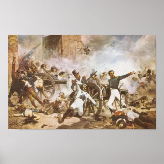 Poster La mort de Pedro Velarde (Devant)