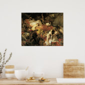 Poster La mort de Sardanapalus, 1827 (Cuisine)