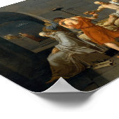 Poster La mort de Socrate - Jacques-Louis David (Coin)