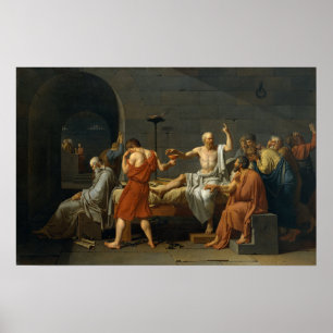 Poster La mort de Socrates