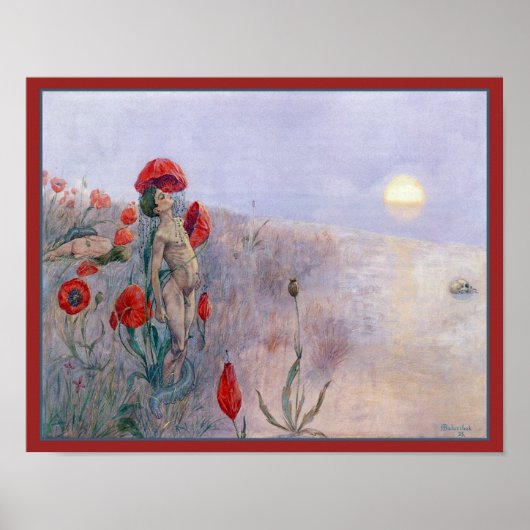 Poster La mort "Der Tod" de Hans Baluschek (Devant)