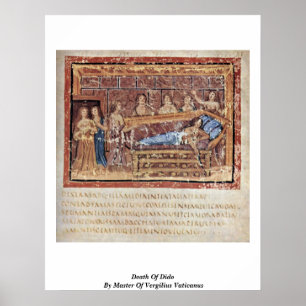 Poster La mort du Dido par le maître de Vergilius