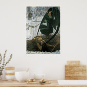 Poster La mort du digger de tombes (Cuisine)