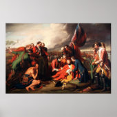 Poster La mort du général Wolfe par Benjamin West 1770 (Devant)