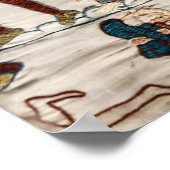 Poster La mort du roi Harold (Tapisserie de Bayeux) (Coin)