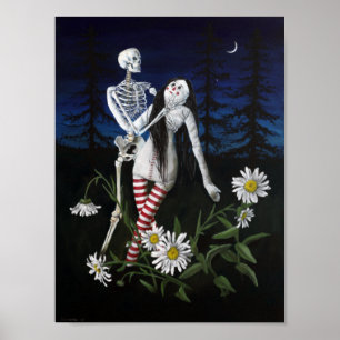 Poster "La mort et la poupée" par Christiane Cegavske Pos