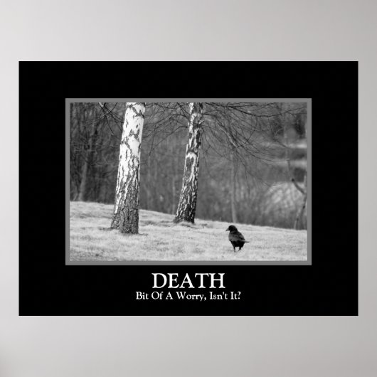 Poster La mort ~ Un peu d'inquiétude, n'est-ce pas ? (Devant)
