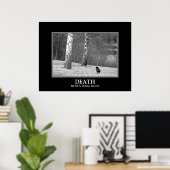 Poster La mort ~ Un peu d'inquiétude, n'est-ce pas ? (Bureau à domicile)