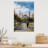 Poster La Mosquée Bleue, Istanbul (Cuisine)