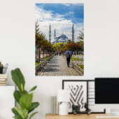 Poster La Mosquée Bleue, Istanbul (Bureau à domicile)