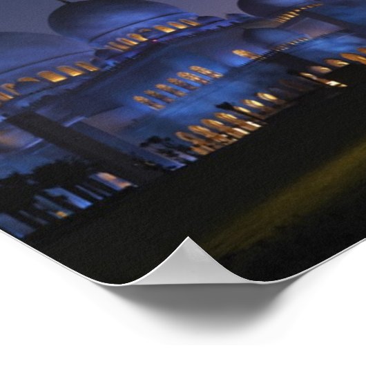 Poster La mosquée Sheikh Zayed (Coin)