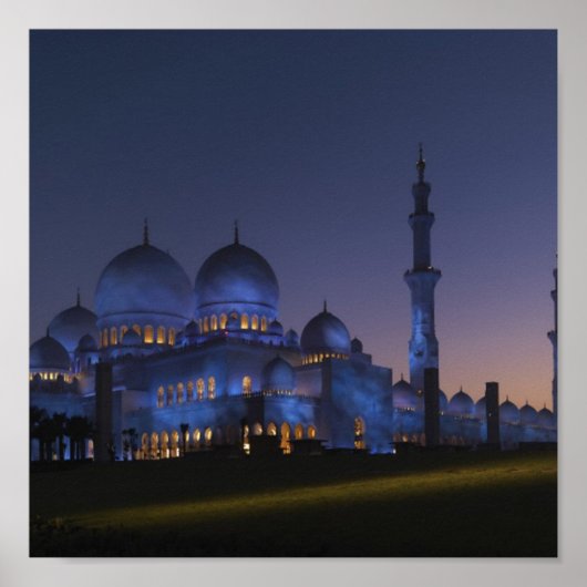 Poster La mosquée Sheikh Zayed (Devant)