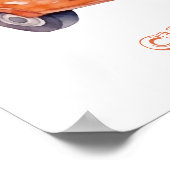 Poster La moto de Little Astronaut personnalisable (Coin)