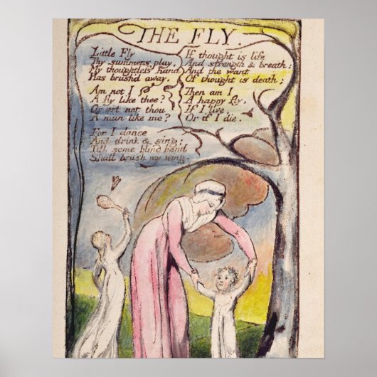 Poster 'La Mouche', assiette 37 de 'Chansons d'Innocence  (Devant)