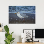 Poster La mouette (Bureau à domicile)