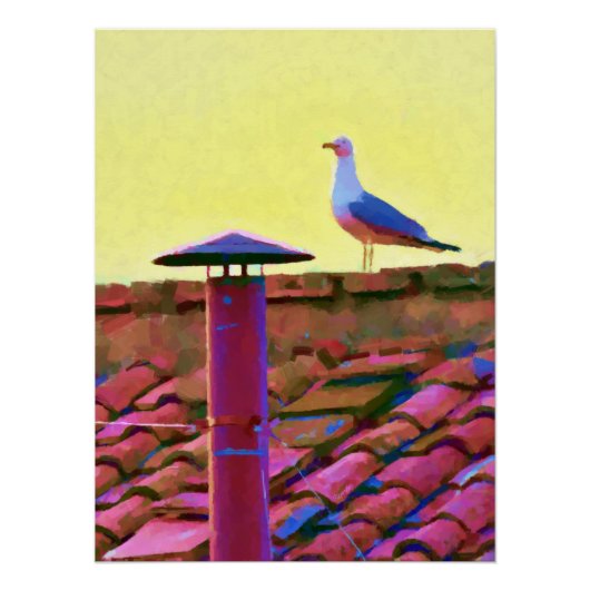 Poster La mouette à l'après-midi de Conclave (Devant)