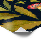 Poster La Mousse Rouge Dans Le Jardin De Nuit (Coin)