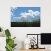 Poster : La moutarde dans les nuages (Bureau à domicile)