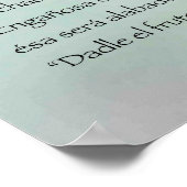 Poster La Mujer Fuerte — Proverbios 31:10-31 Cartel (Coin)