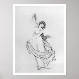 Poster La muse de la danse, Plaque VI de 'Lady Hamilton's