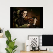 Poster La muse de Paganini (Bureau à domicile)