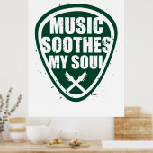 Poster La musique apaise mon âme (Cuisine)
