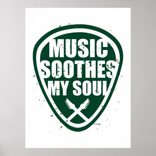 Poster La musique apaise mon âme (Devant)