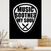 Poster La musique apaise mon âme (Cuisine)