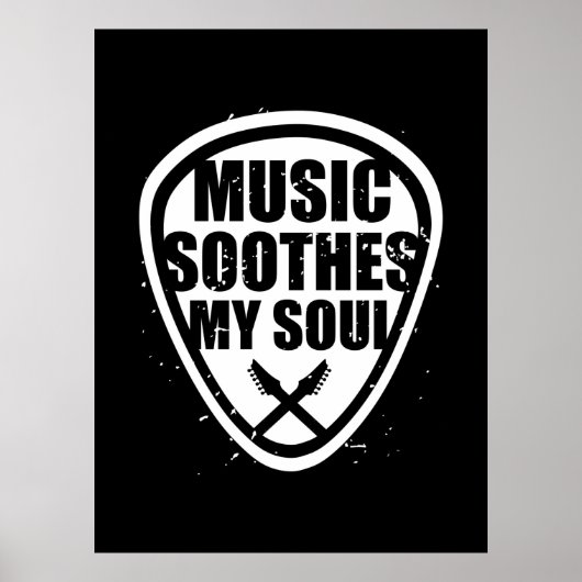 Poster La musique apaise mon âme (Devant)