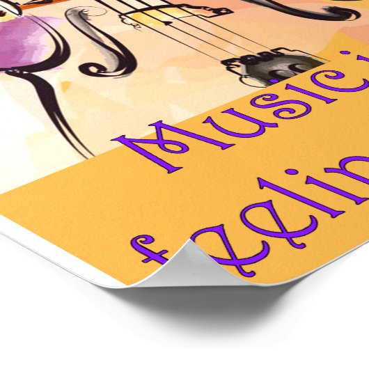 Poster La musique, c'est ce que ressentent les sentiments (Coin)