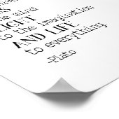 Poster La Musique Donne Une Âme À L'Univers, Citation Pla (Coin)