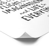 Poster La Musique Donne Une Âme À L'Univers, Citation Pla (Coin)