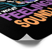 Poster La Musique Est Ce Que Ressemblent Les Sentiments (Coin)