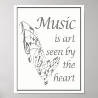 La musique est l'art vu par la citation du coeur i